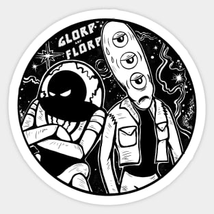 Cosmic Mean-Mug 2 Sticker